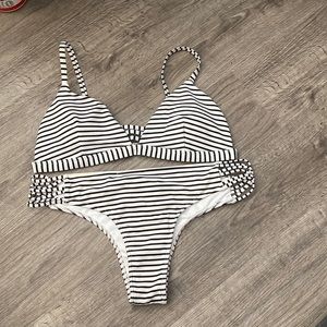 Hollister Stripped Bikini Set